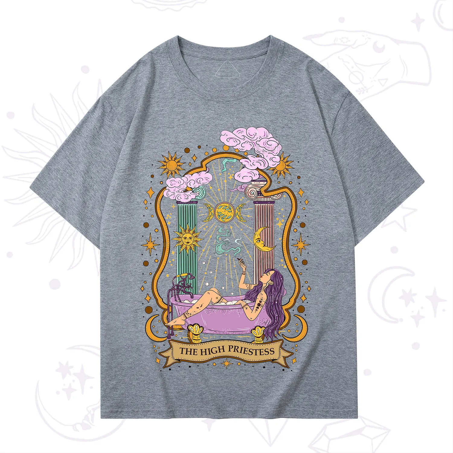 Purplehecate The High Priestess Goddess T-Shirt