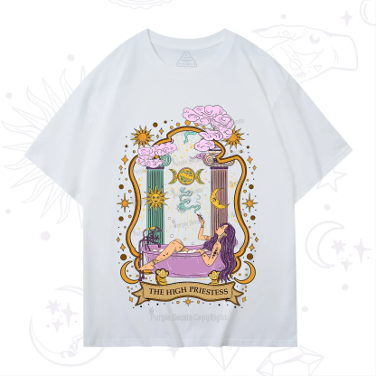 Purplehecate The High Priestess Goddess T-Shirt