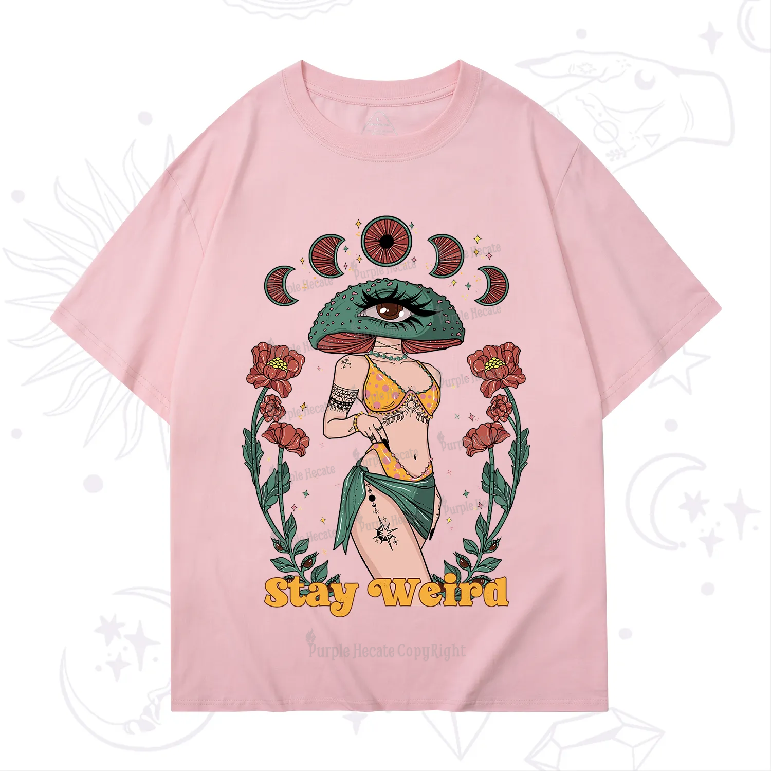 Purplehecate Stay Weird T-Shirt