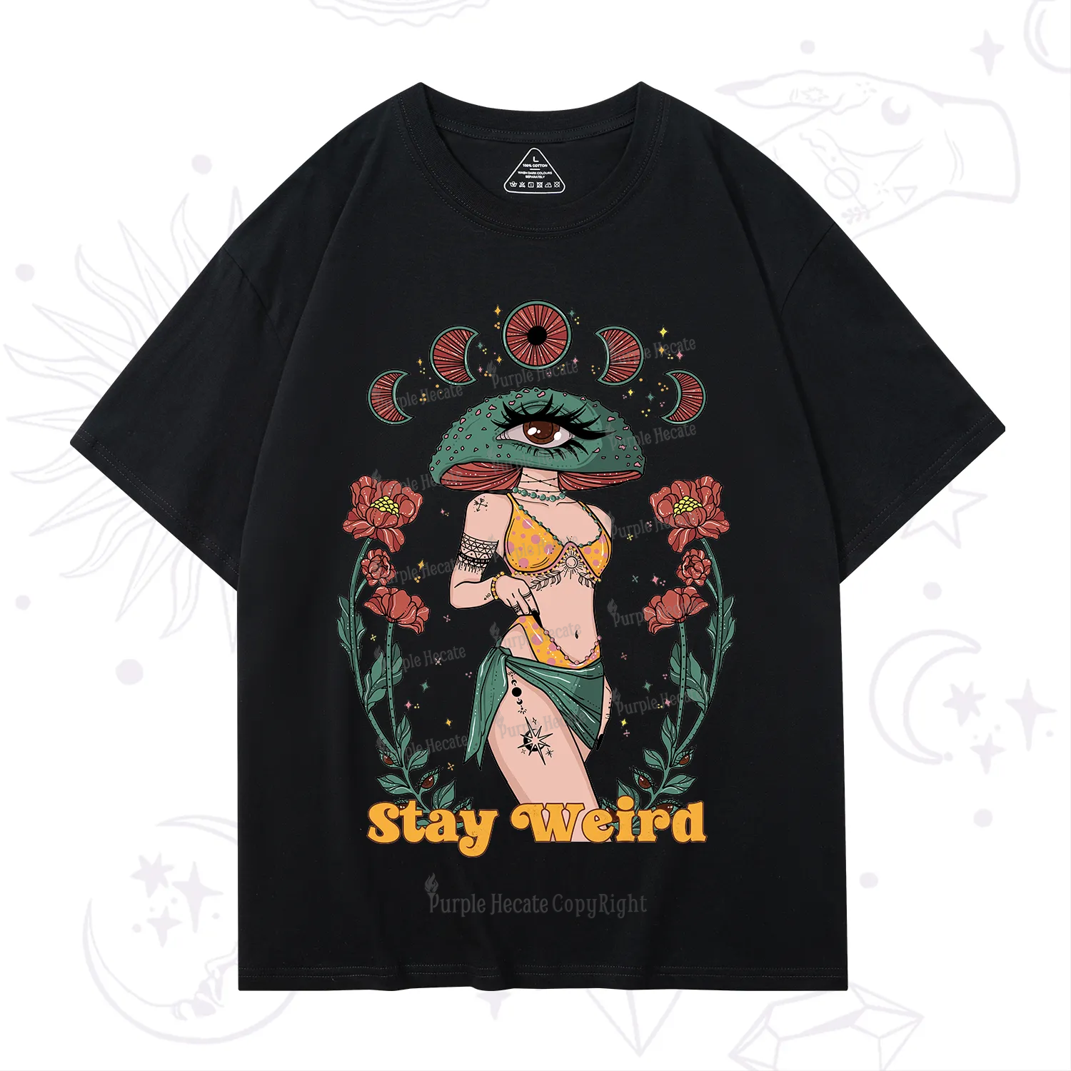 Purplehecate Stay Weird T-Shirt