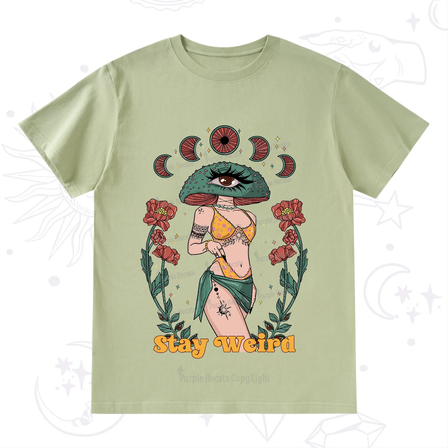 Purplehecate Stay Weird T-Shirt