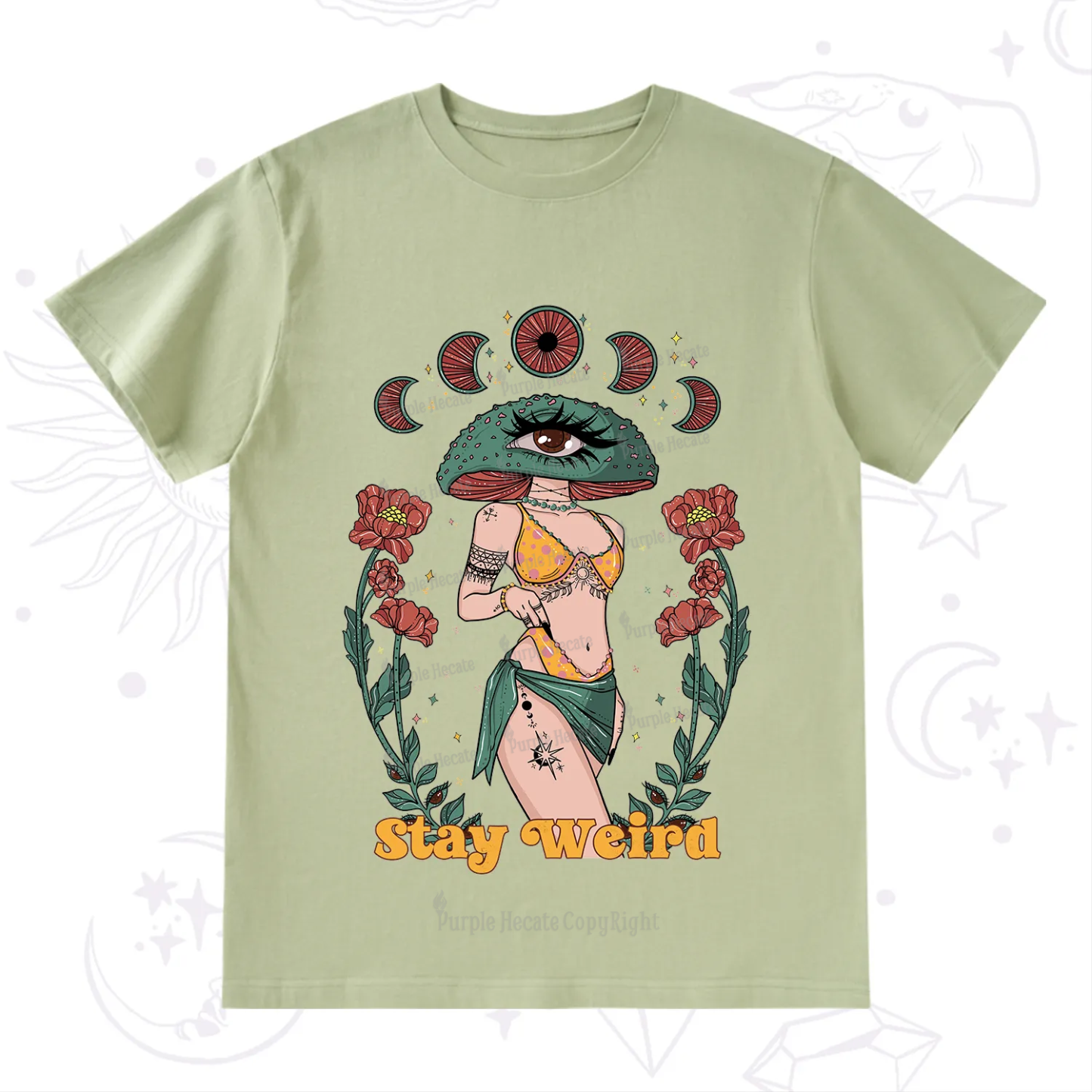 Purplehecate Stay Weird T-Shirt