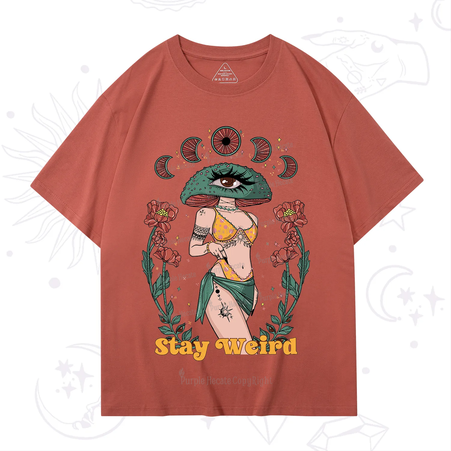 Purplehecate Stay Weird T-Shirt
