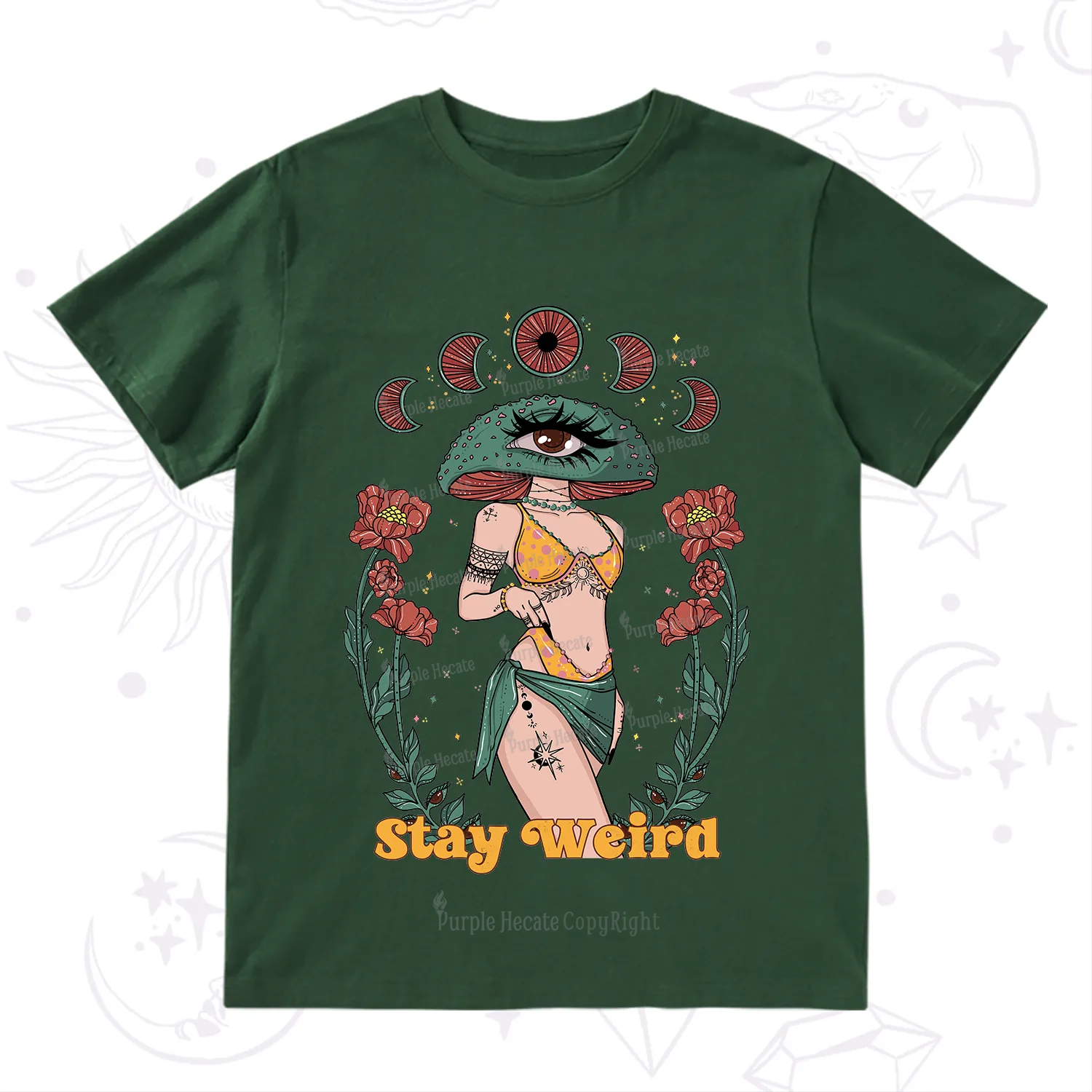 Purplehecate Stay Weird T-Shirt
