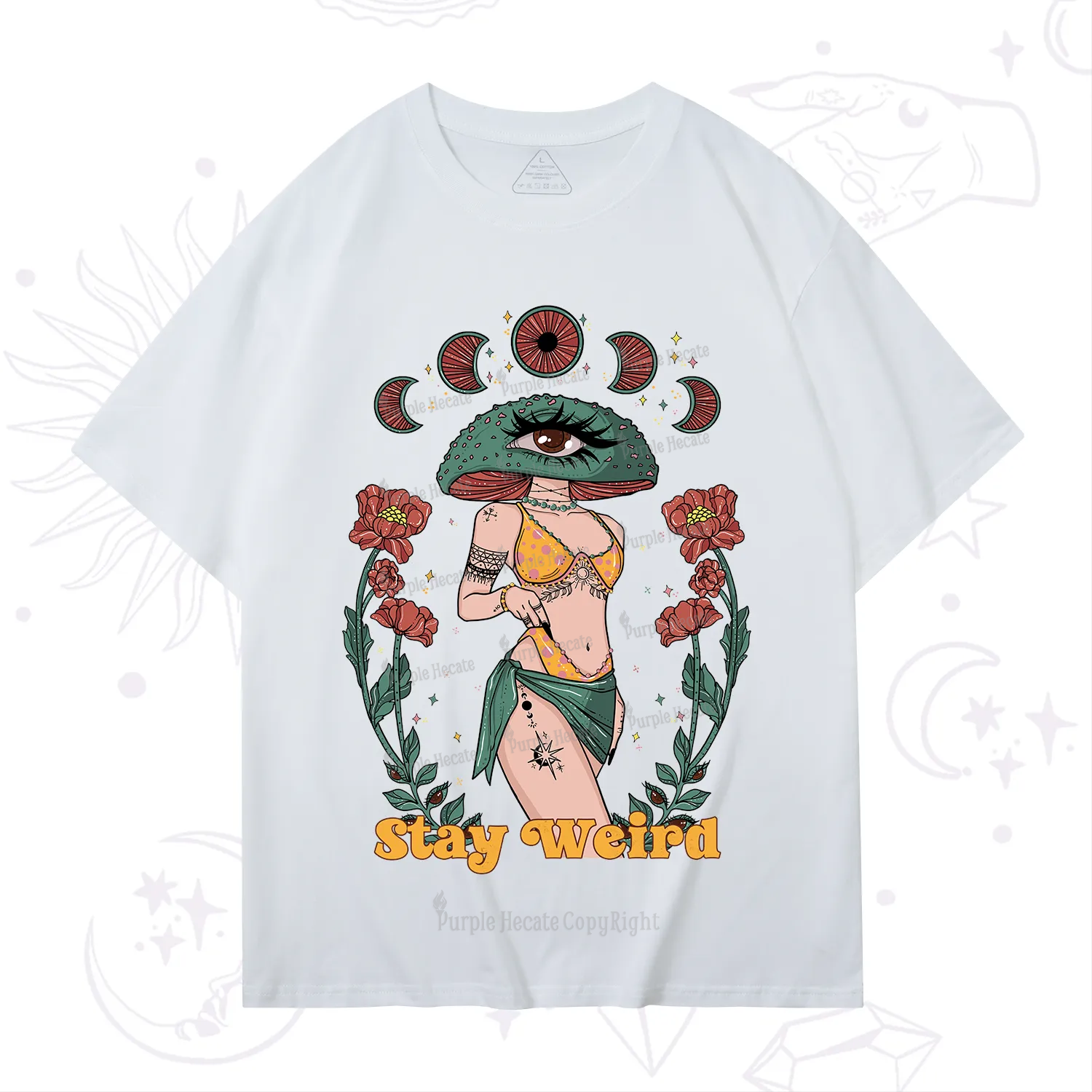 Purplehecate Stay Weird T-Shirt