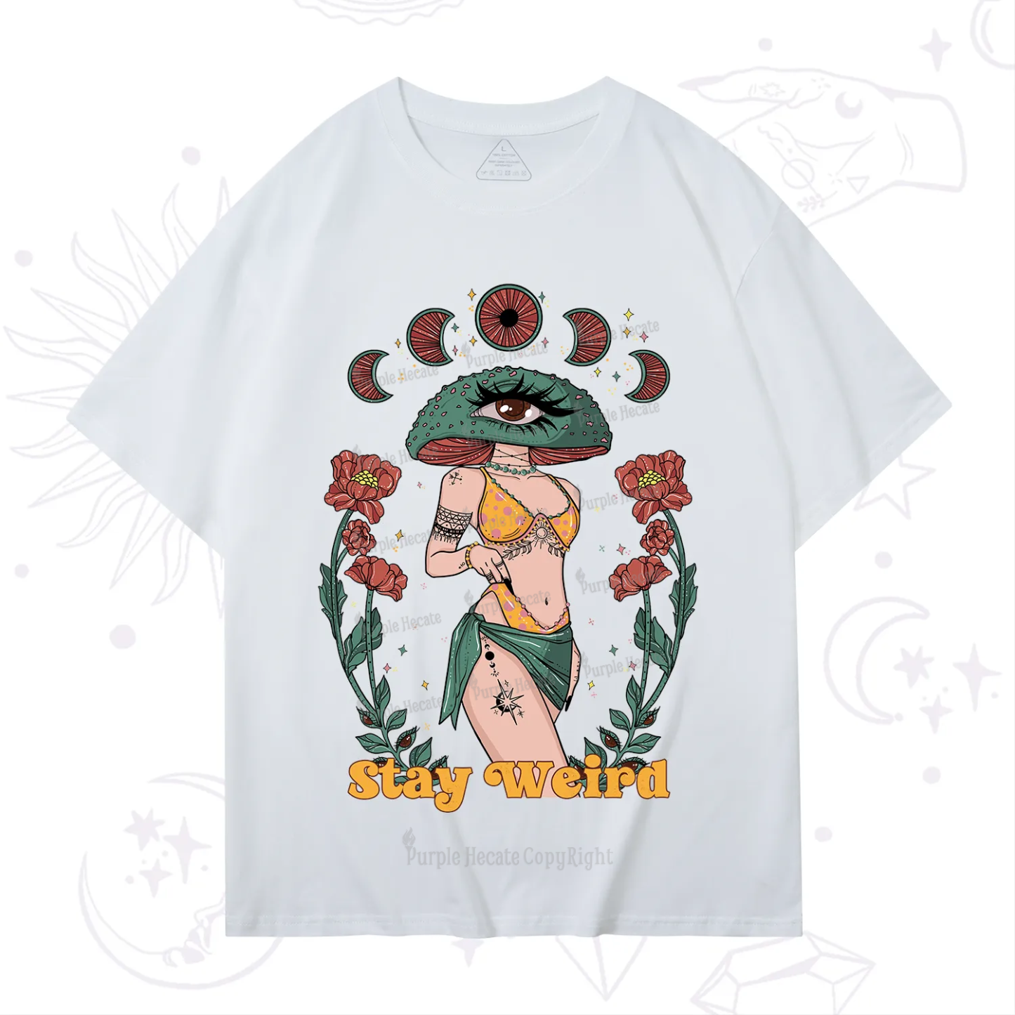 Purplehecate Stay Weird T-Shirt