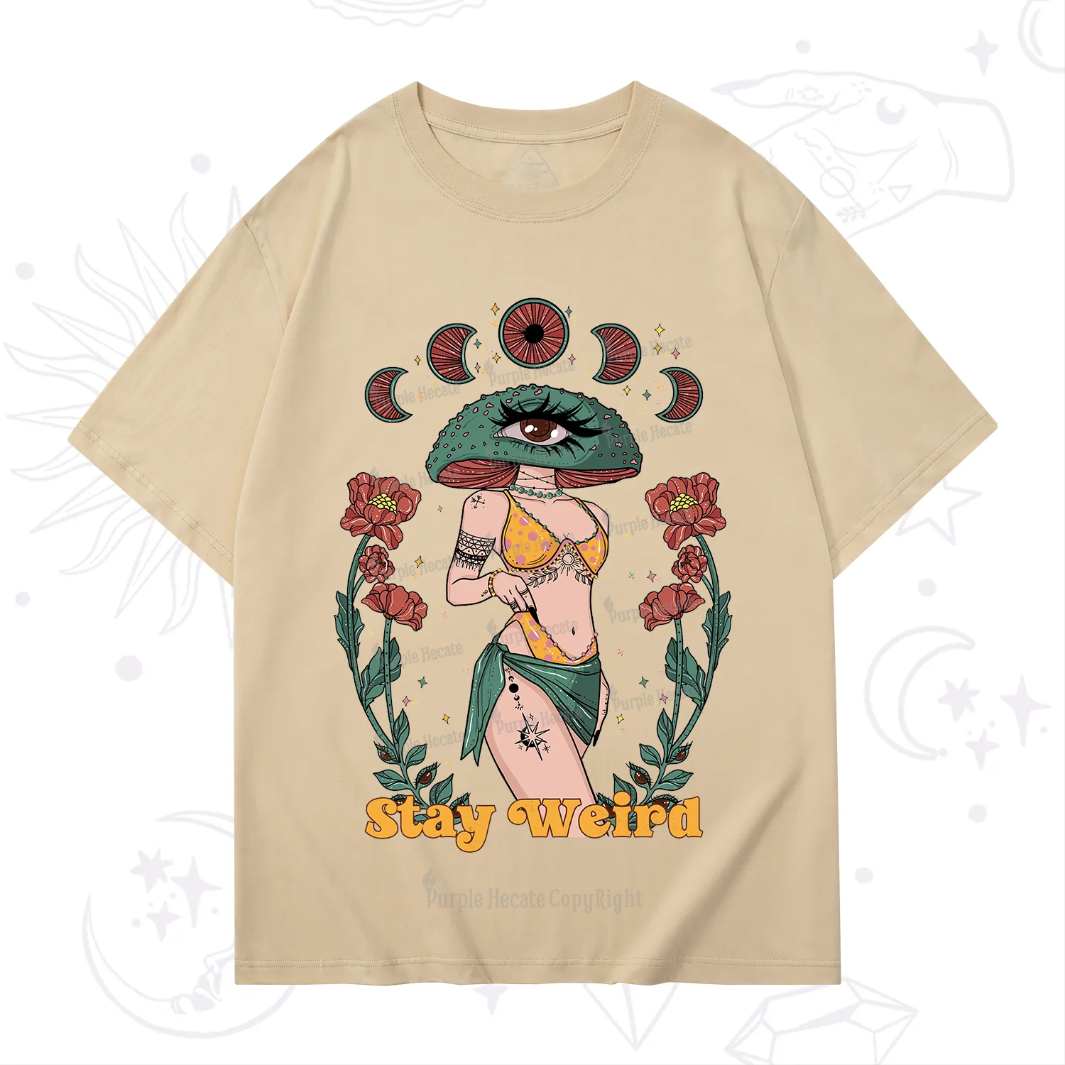 Purplehecate Stay Weird T-Shirt