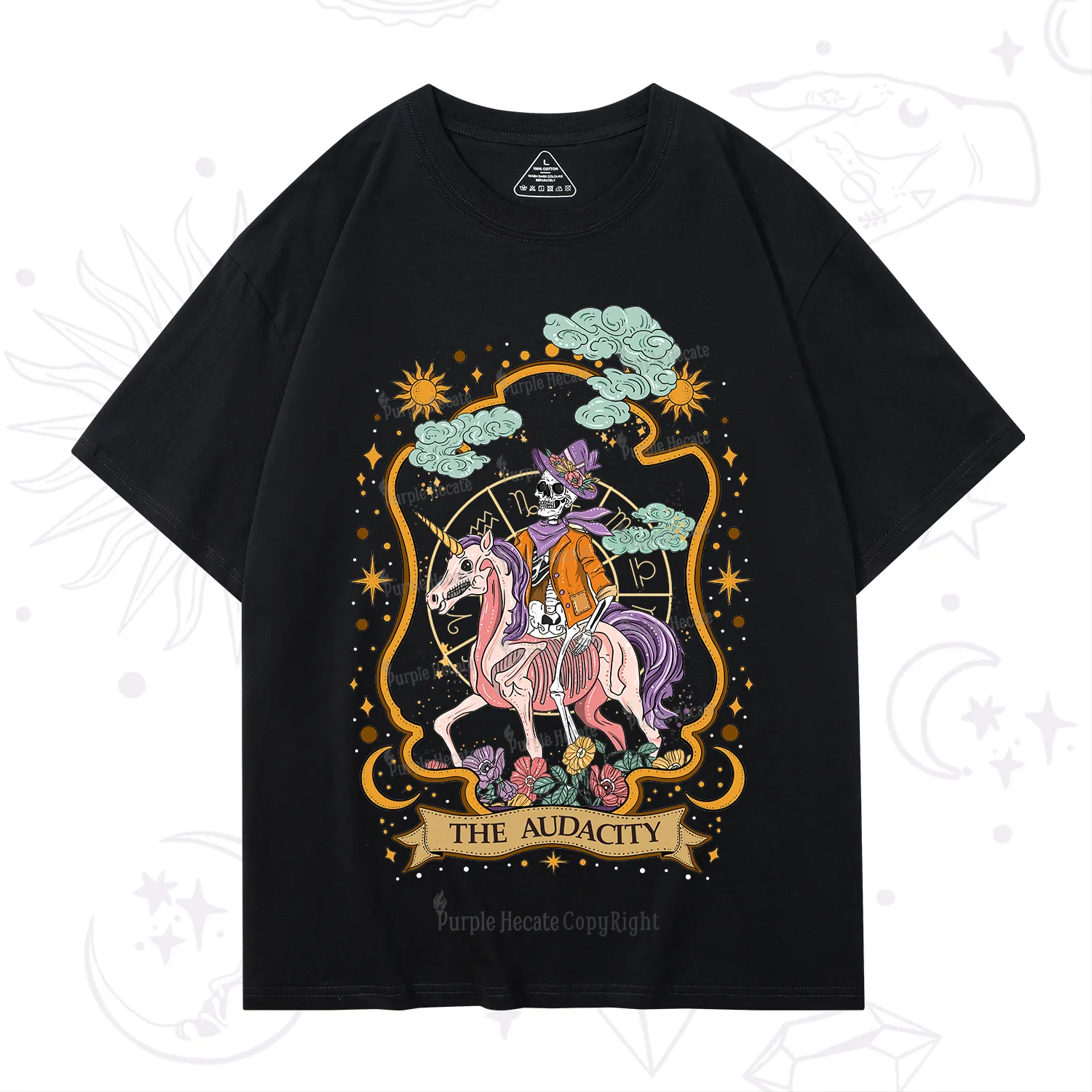 Purplehecate The Audacity Skeleton T-Shirt