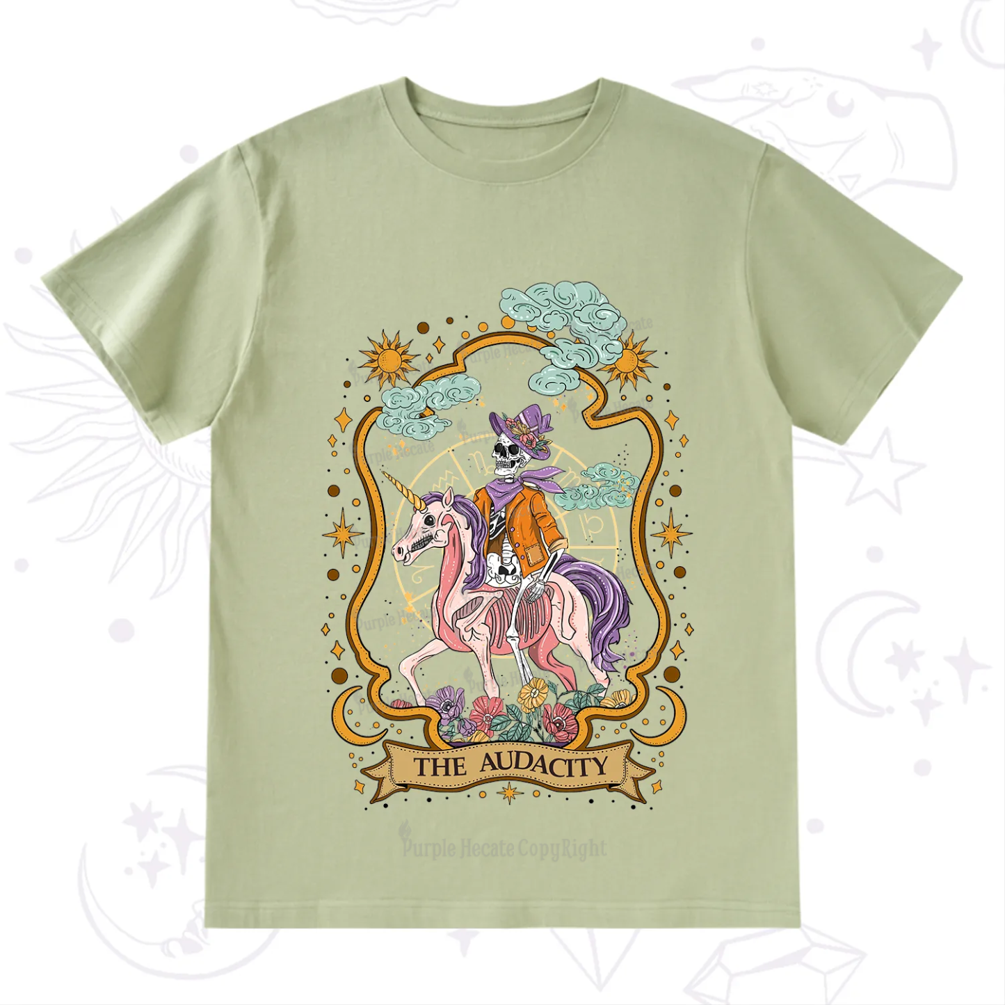 Purplehecate The Audacity Skeleton T-Shirt