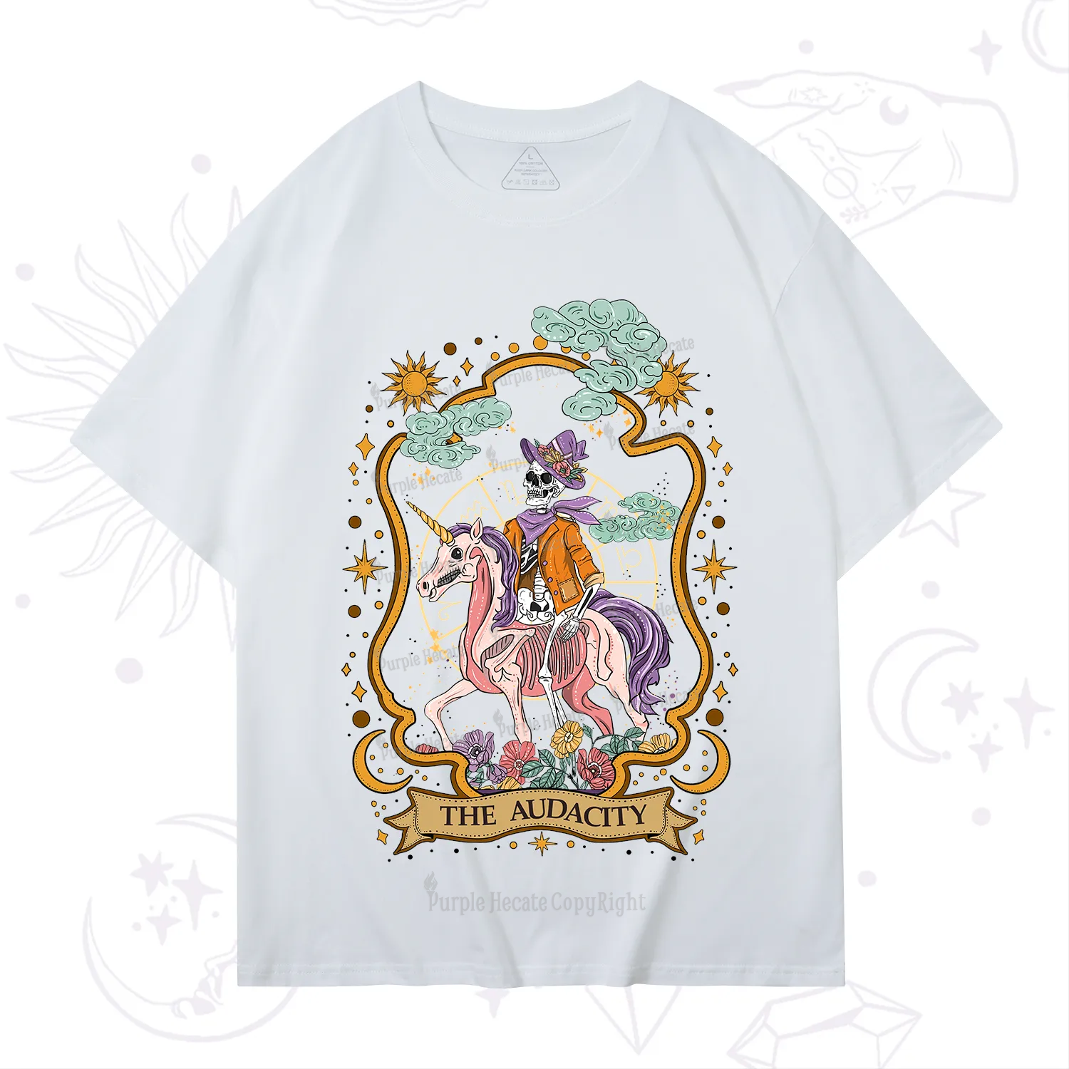 Purplehecate The Audacity Skeleton T-Shirt
