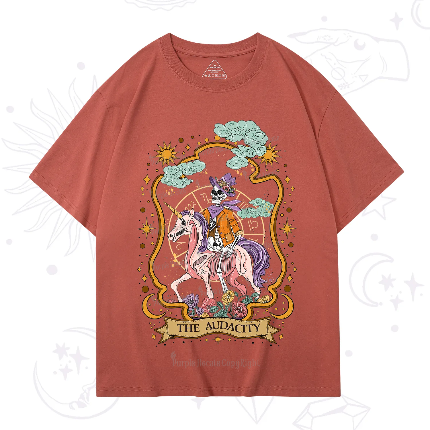 Purplehecate The Audacity Skeleton T-Shirt