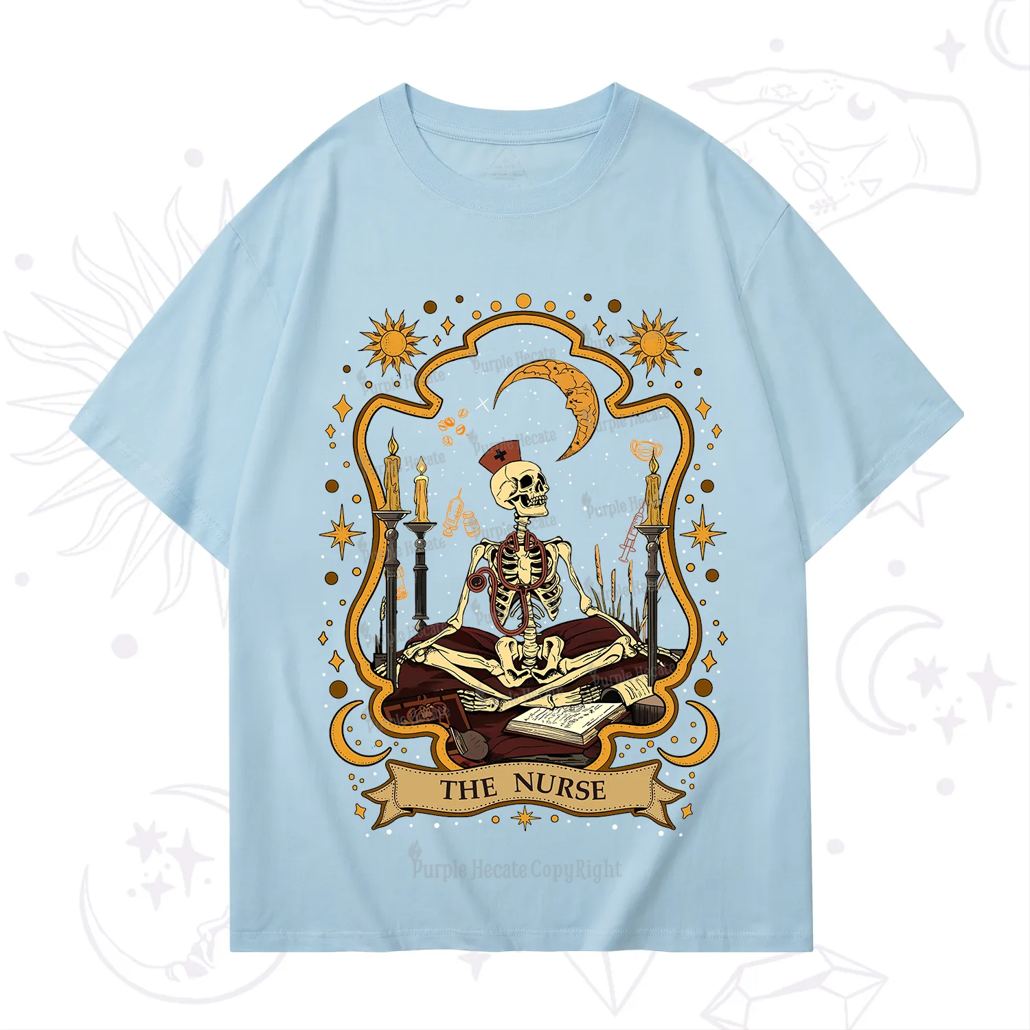 Purplehecate The Nurse Skeleton T-Shirt