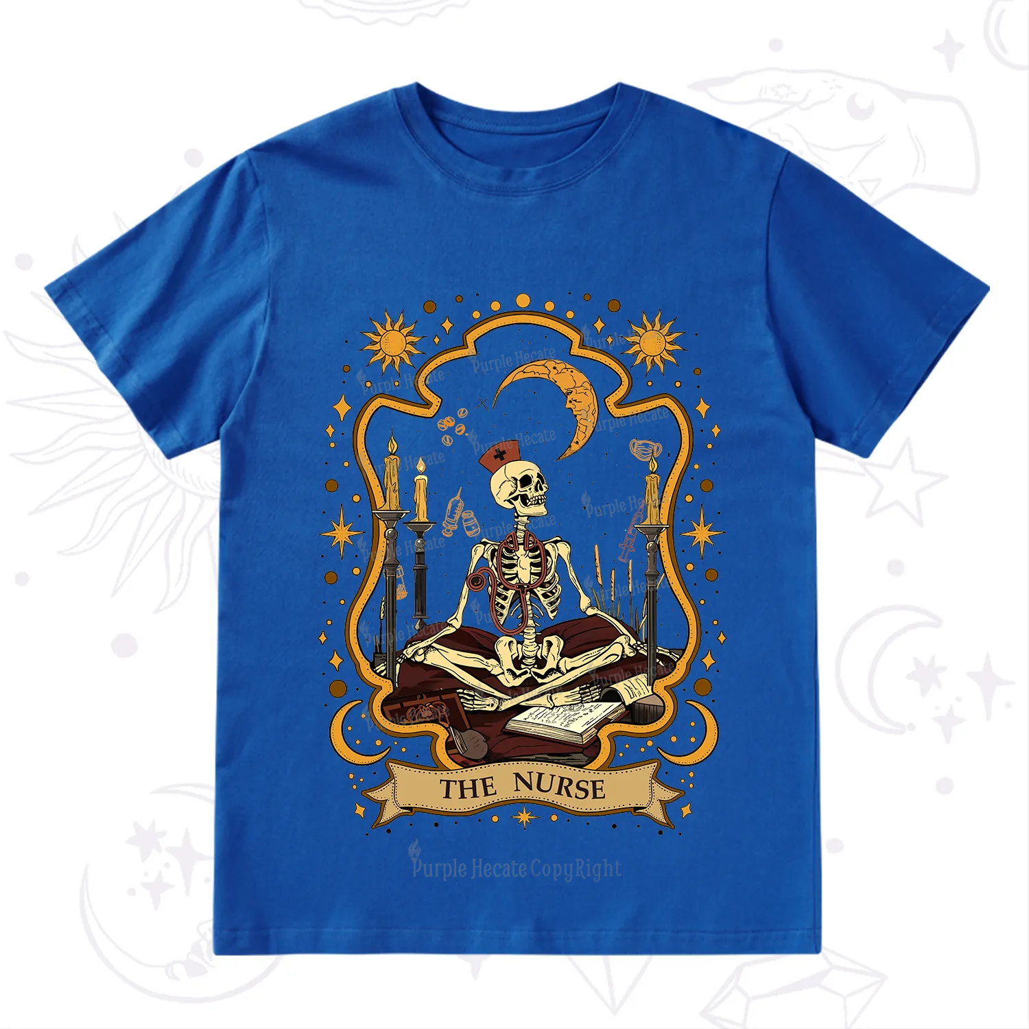 Purplehecate The Nurse Skeleton T-Shirt
