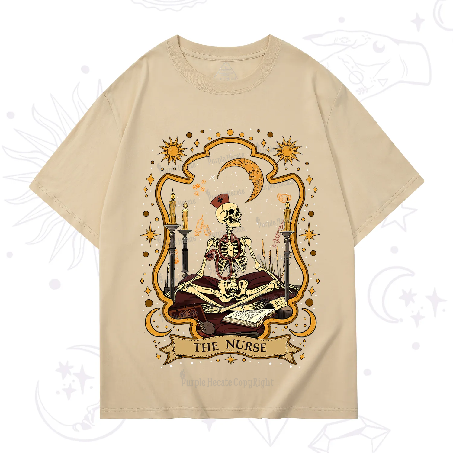Purplehecate The Nurse Skeleton T-Shirt