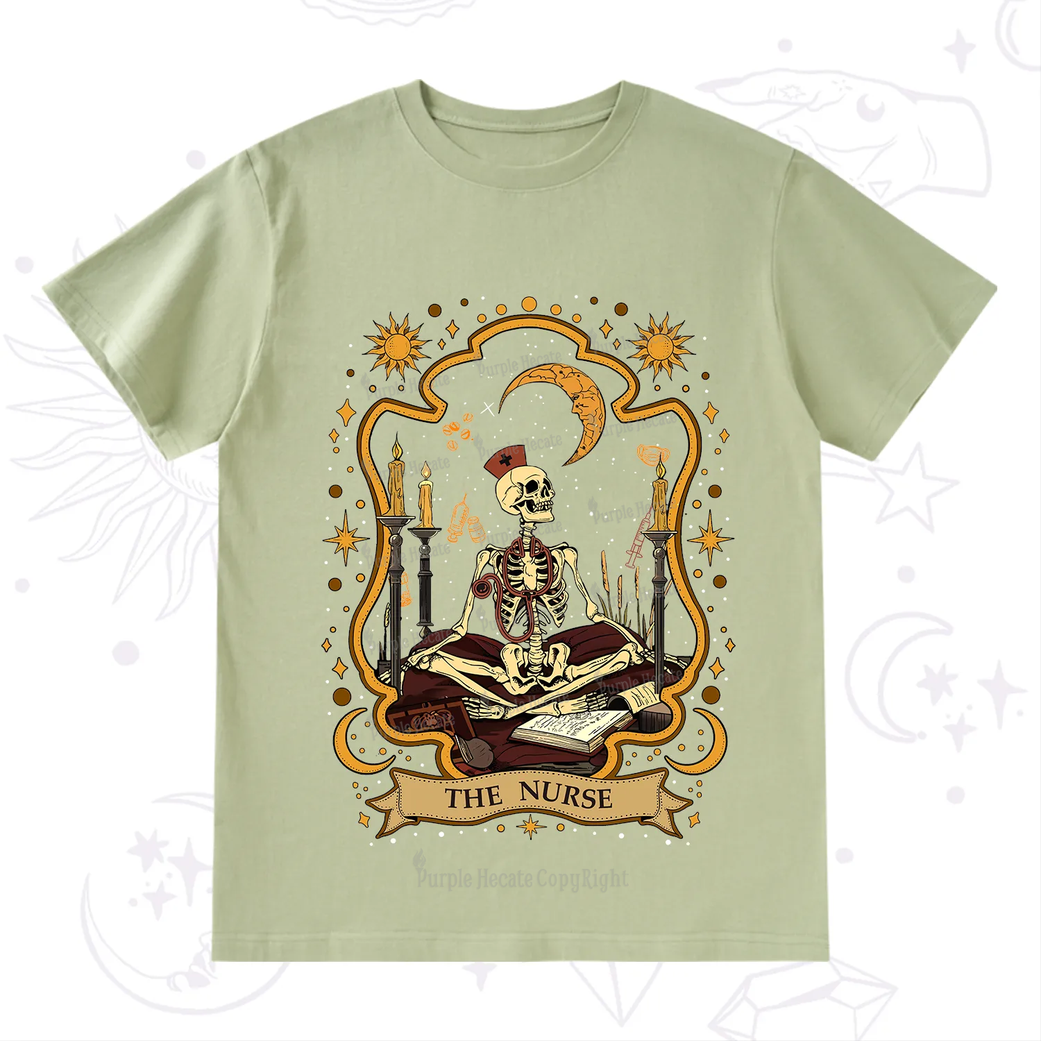Purplehecate The Nurse Skeleton T-Shirt