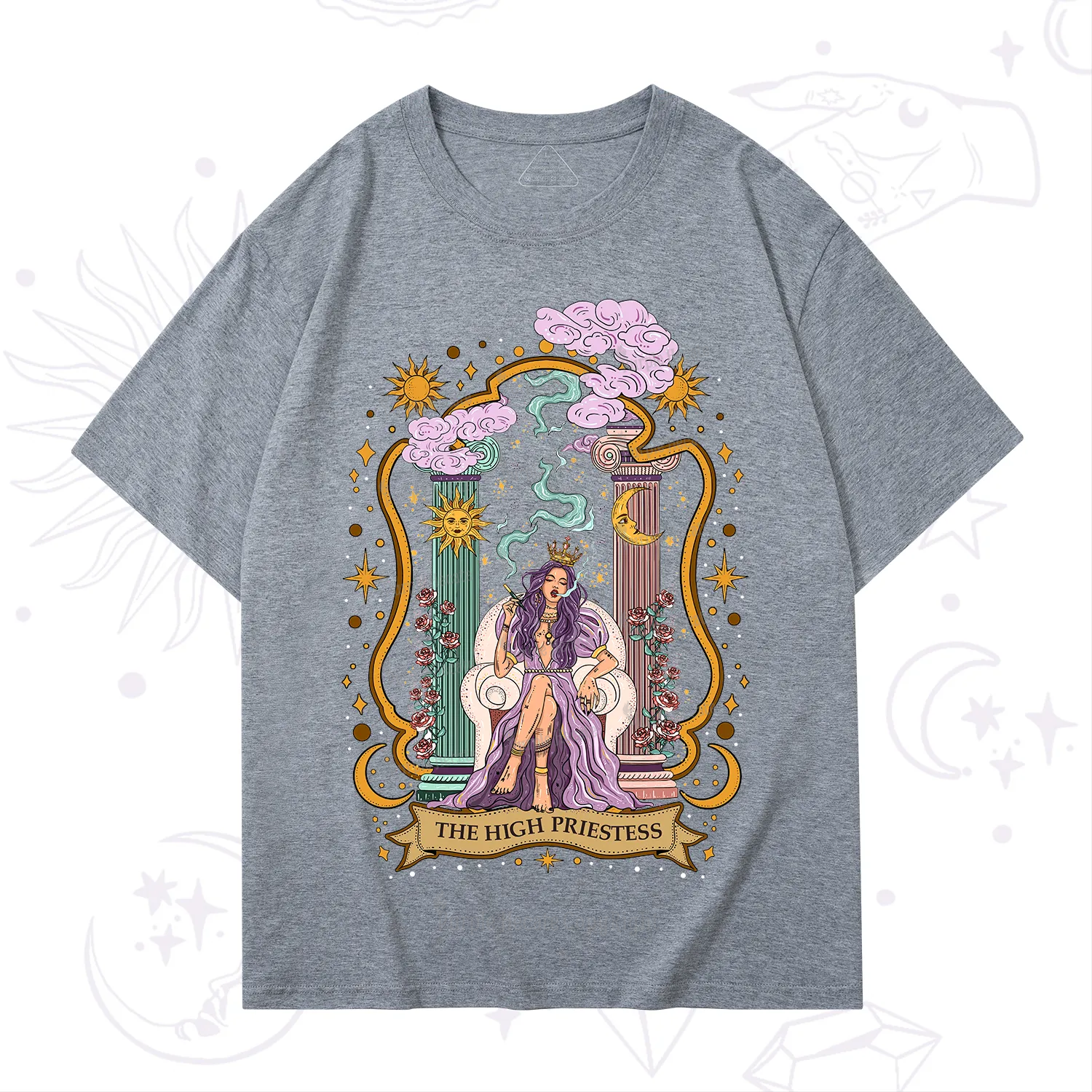 Purplehecate The High Priestess Goddess T-Shirt