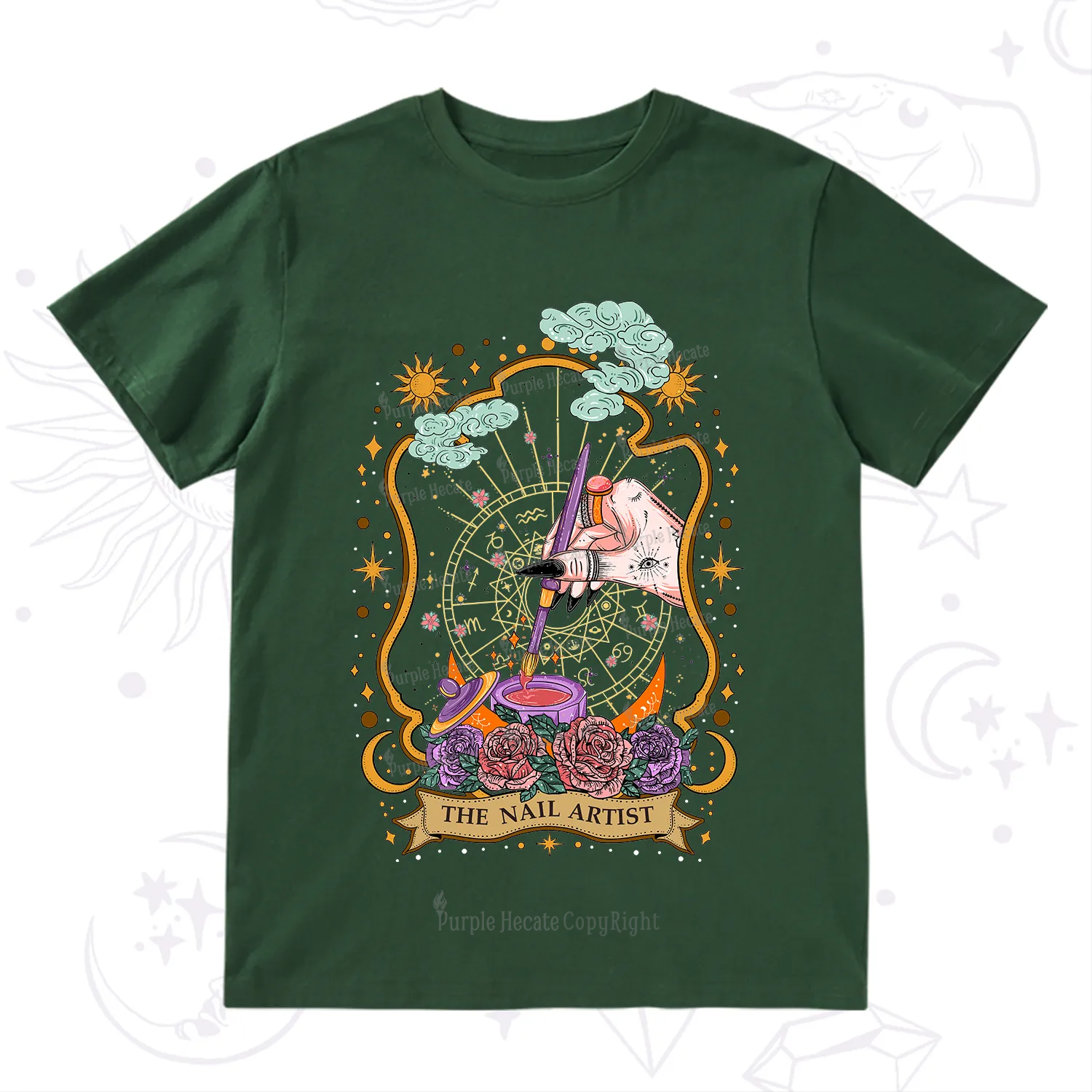 Purplehecate The Nail Artist T-Shirt