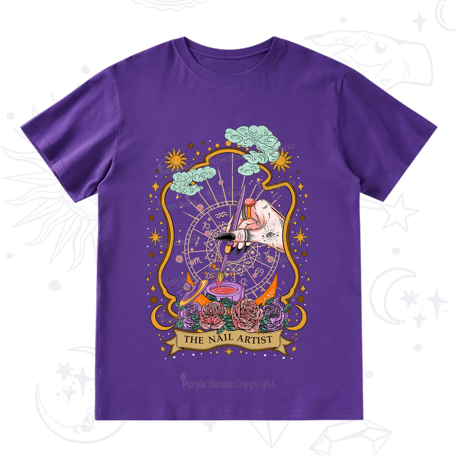 Purplehecate The Nail Artist T-Shirt