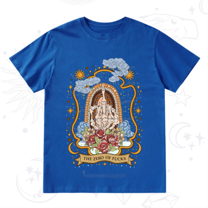 Purplehecate The Zero of Fucks Skeleton T-Shirt