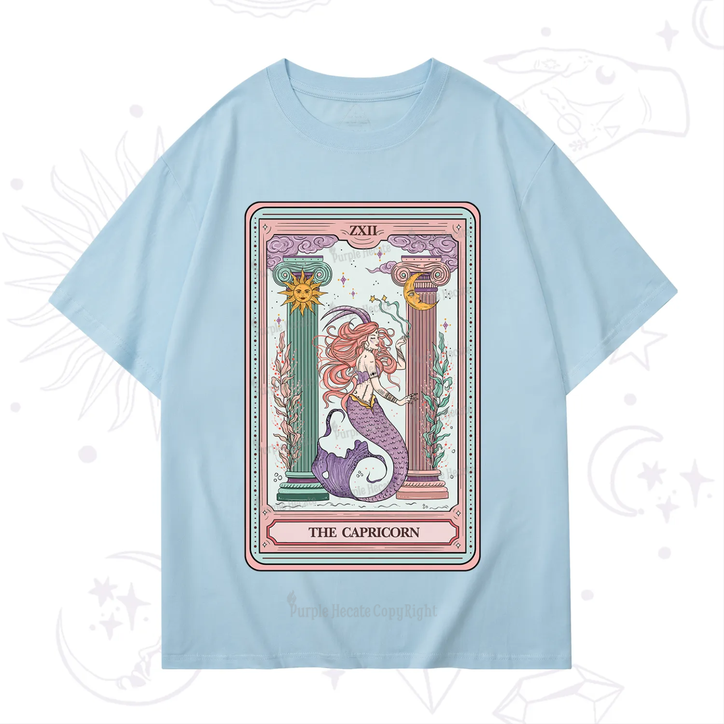Purplehecate The Capricorn Goddess Tarot T-Shirt