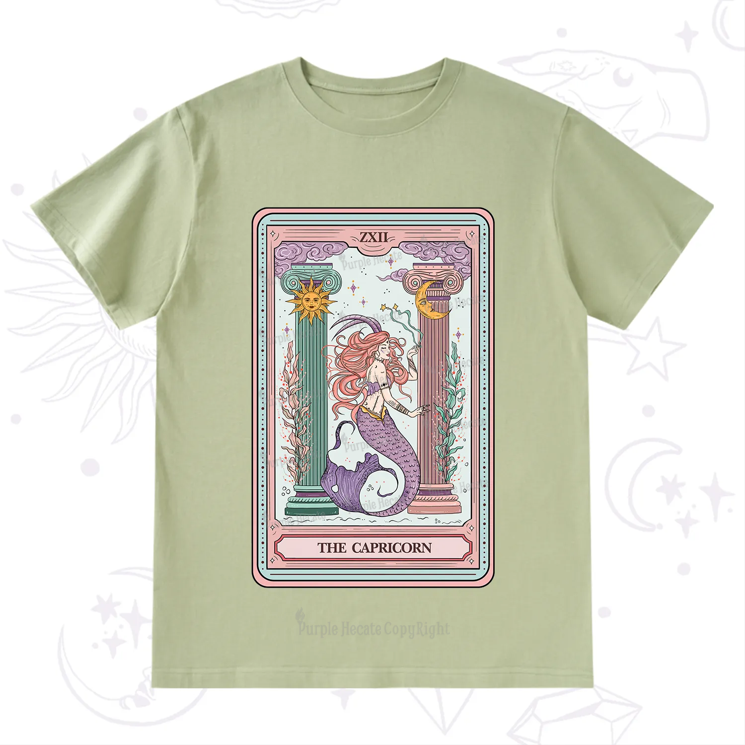 Purplehecate The Capricorn Goddess Tarot T-Shirt