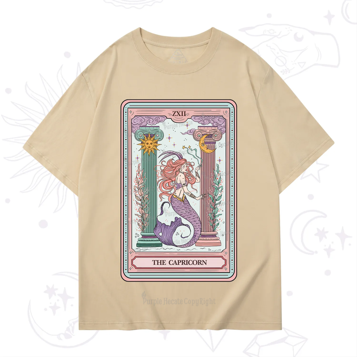 Purplehecate The Capricorn Goddess Tarot T-Shirt