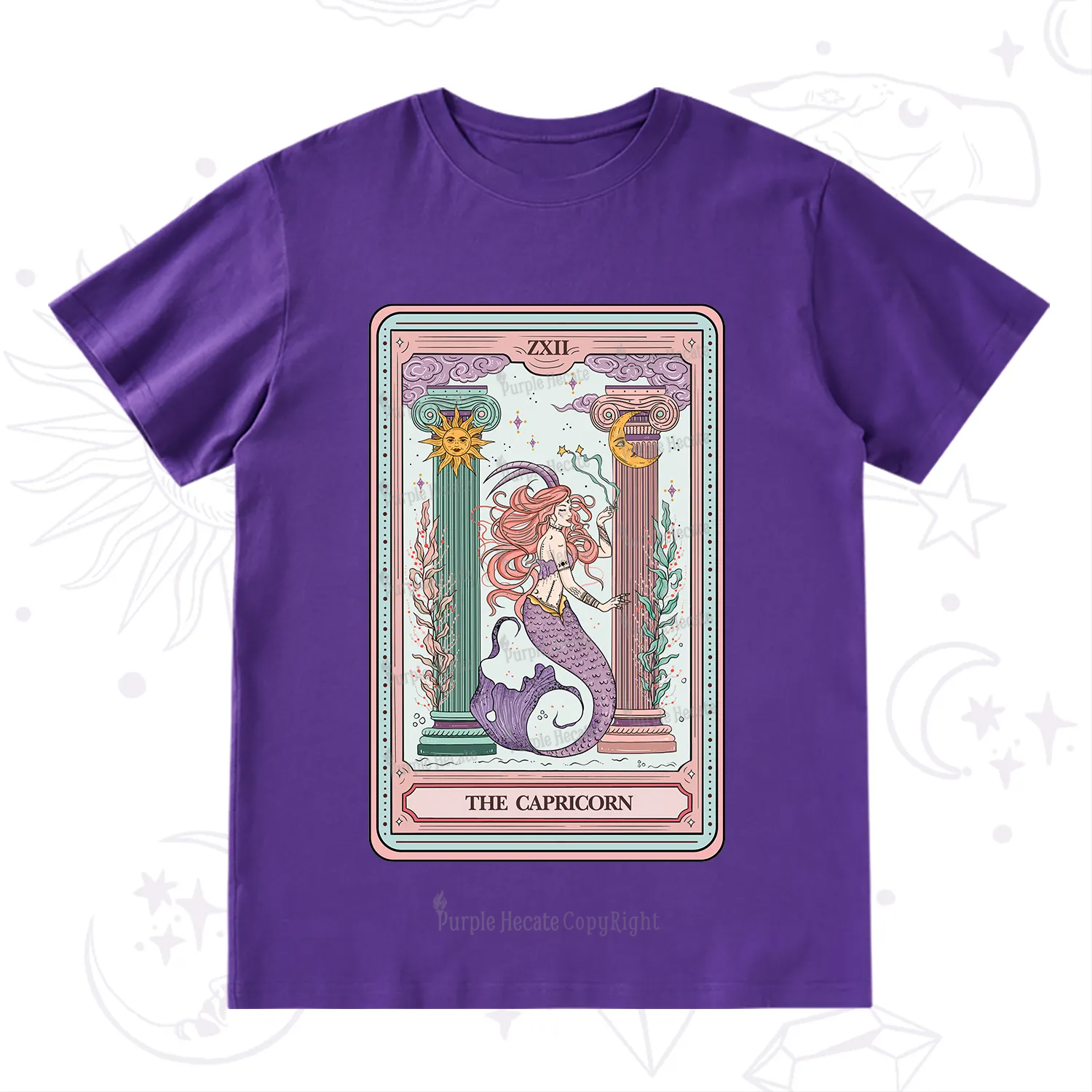 Purplehecate The Capricorn Goddess Tarot T-Shirt