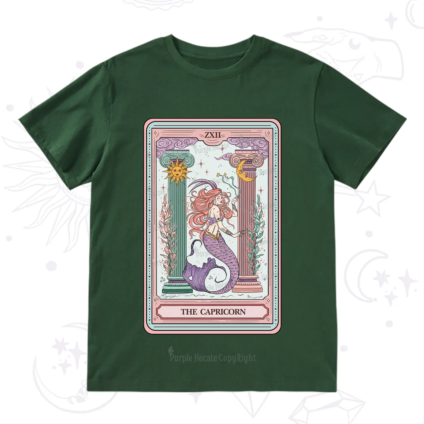 Purplehecate The Capricorn Goddess Tarot T-Shirt