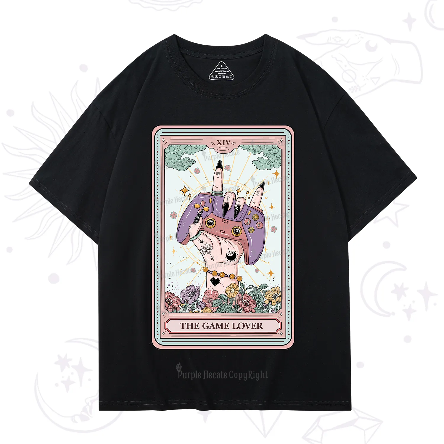Purplehecate The Game Lover Tarot T-Shirt