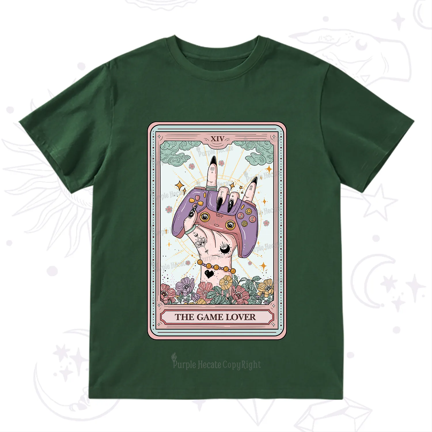 Purplehecate The Game Lover Tarot T-Shirt