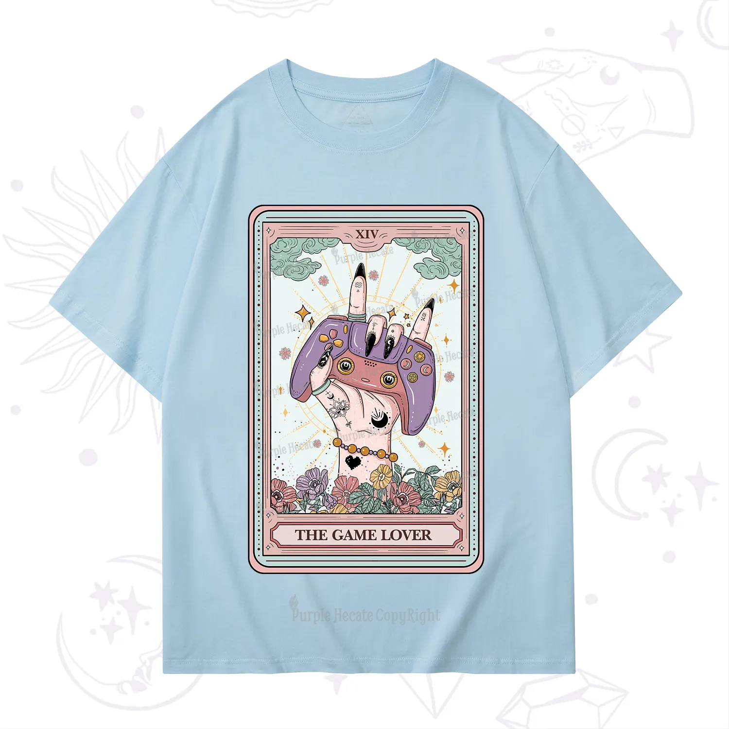 Purplehecate The Game Lover Tarot T-Shirt