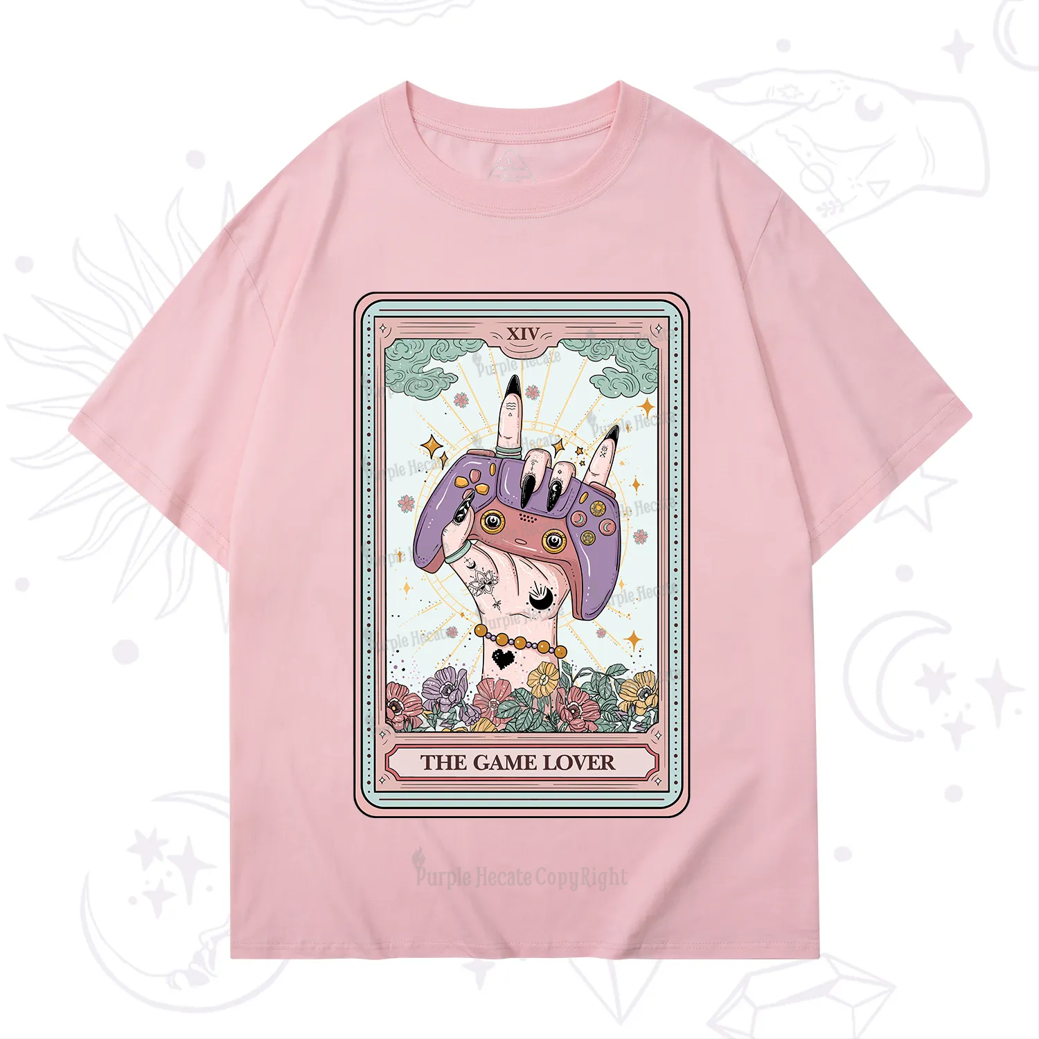 Purplehecate The Game Lover Tarot T-Shirt