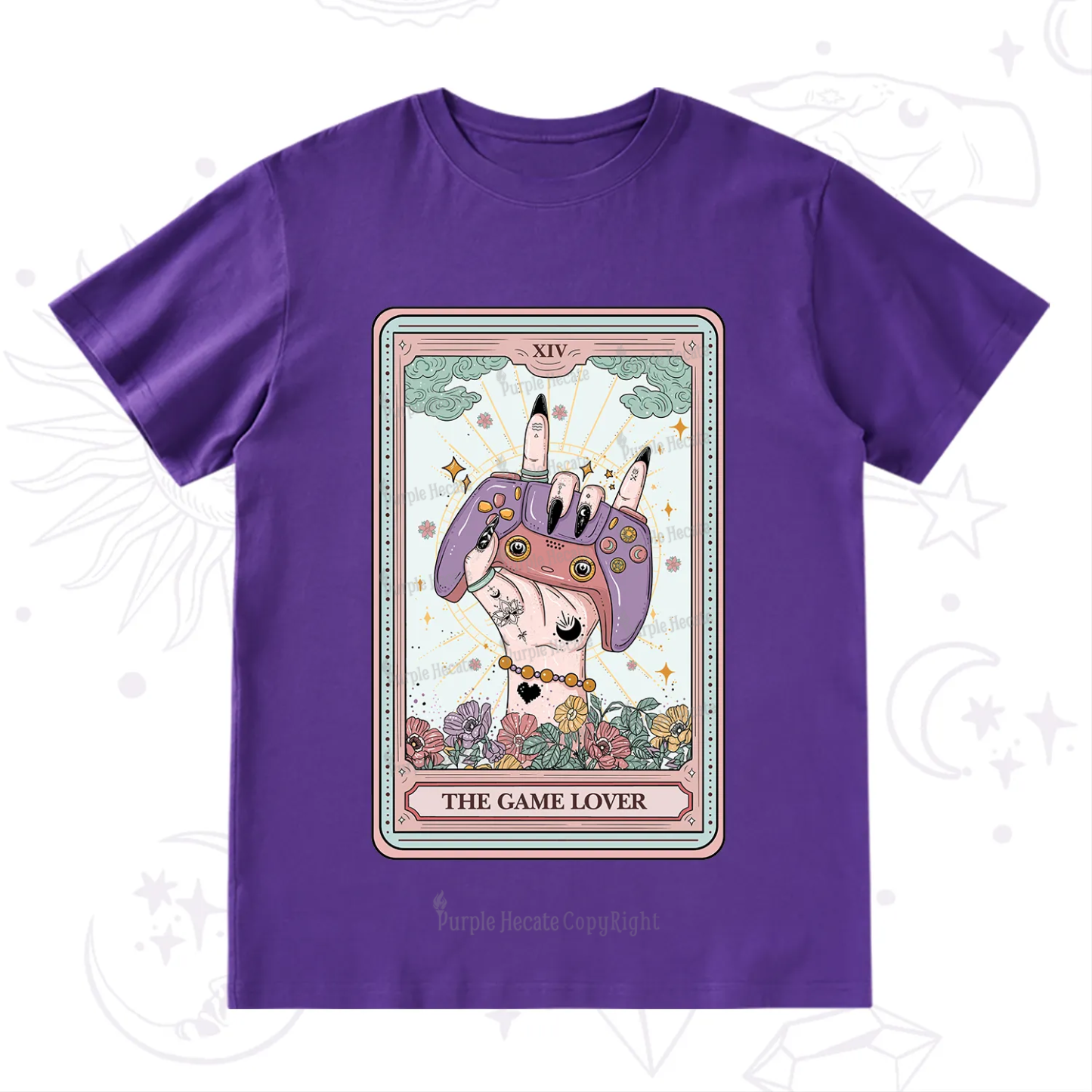 Purplehecate The Game Lover Tarot T-Shirt