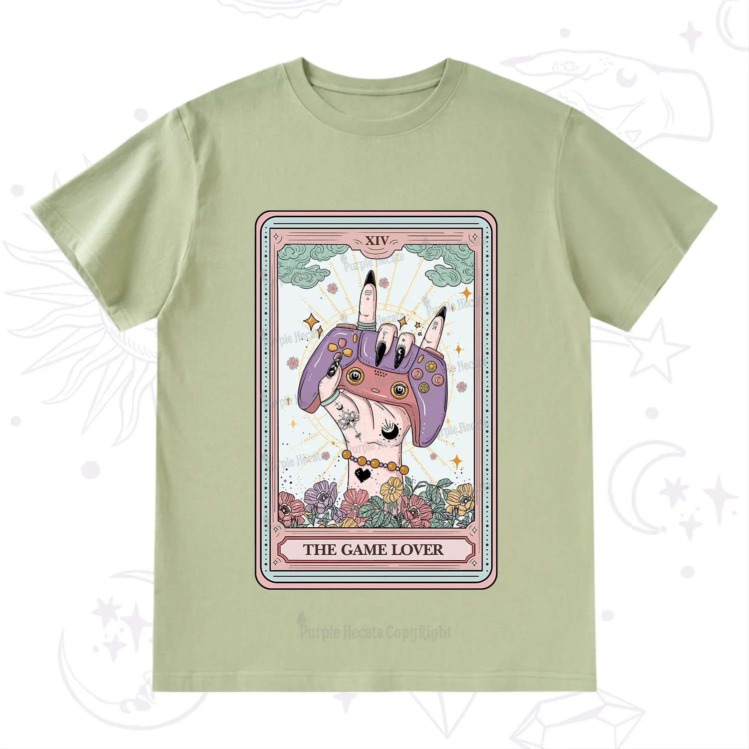 Purplehecate The Game Lover Tarot T-Shirt