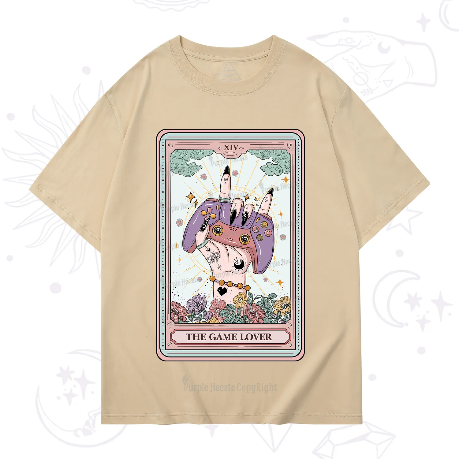 Purplehecate The Game Lover Tarot T-Shirt
