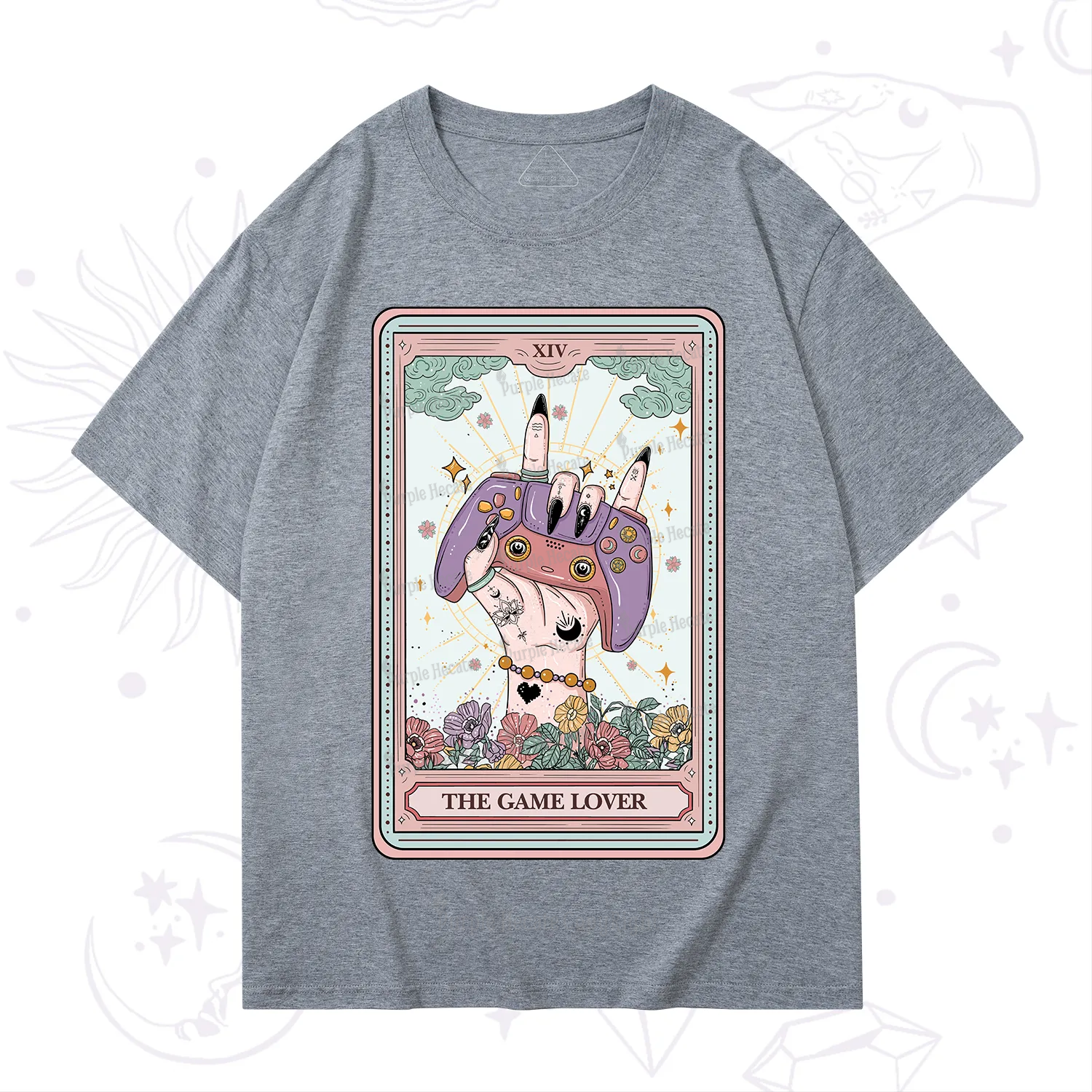 Purplehecate The Game Lover Tarot T-Shirt