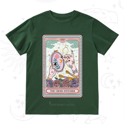 Purplehecate The Cross Stitcher Tarot T-Shirt