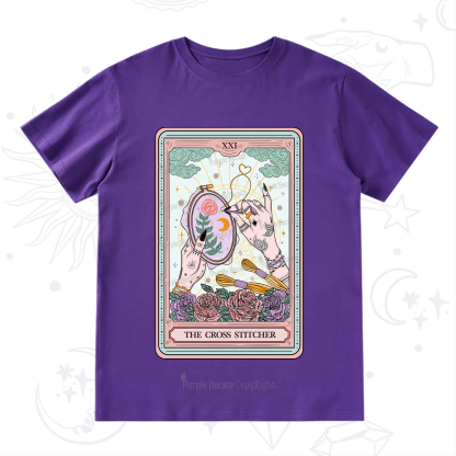 Purplehecate The Cross Stitcher Tarot T-Shirt
