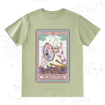 Purplehecate The Cross Stitcher Tarot T-Shirt