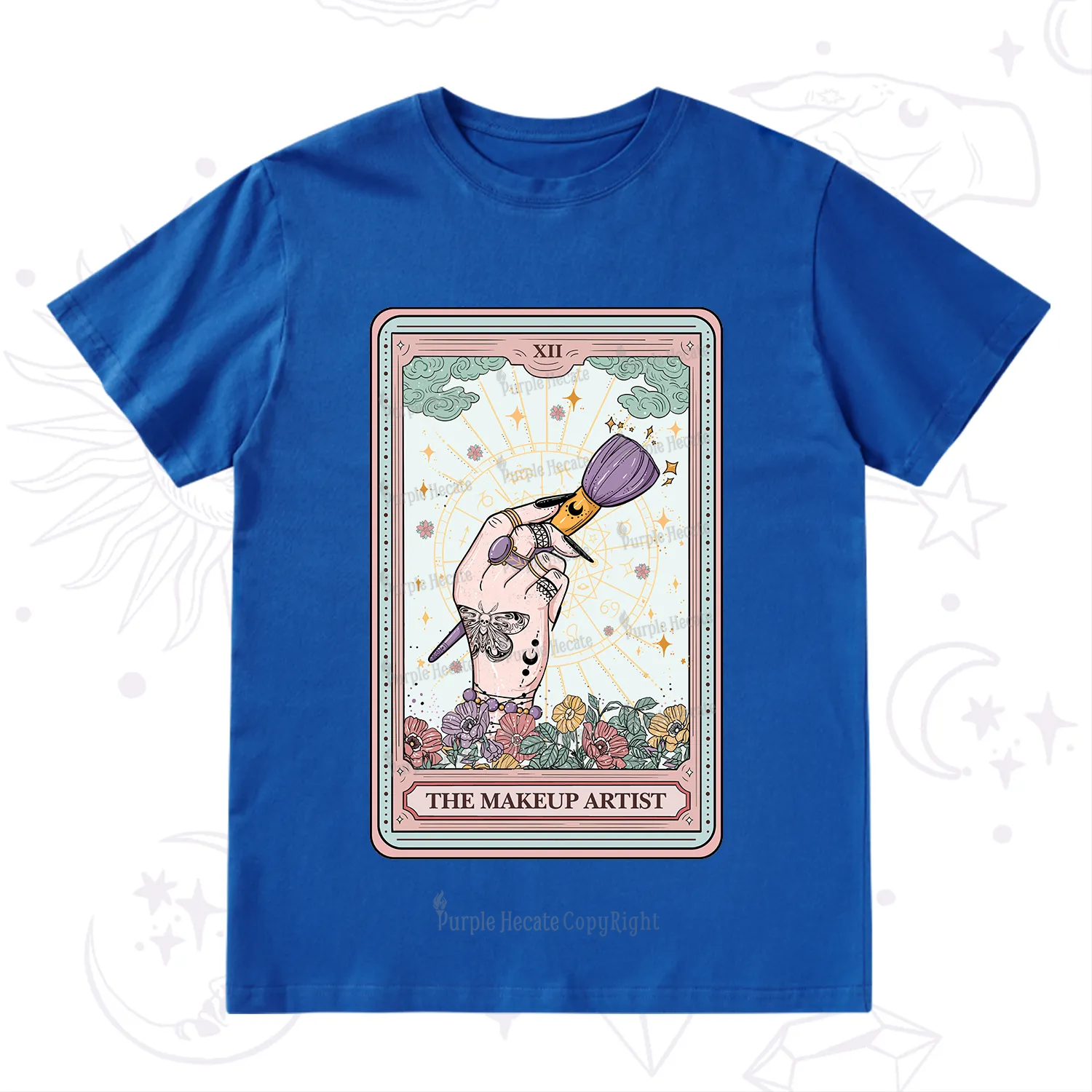 Purplehecate The Makeup Artist Tarot T-Shirt