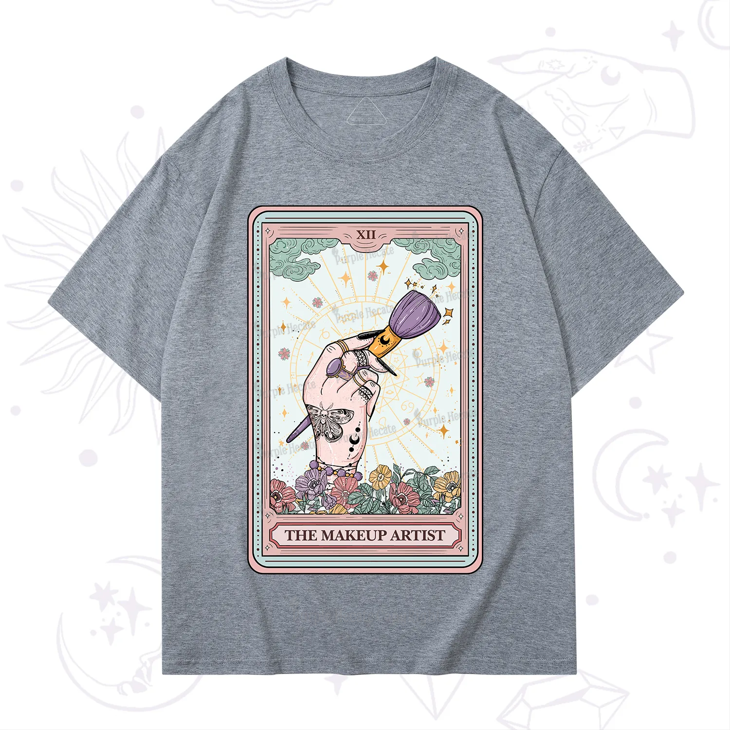 Purplehecate The Makeup Artist Tarot T-Shirt