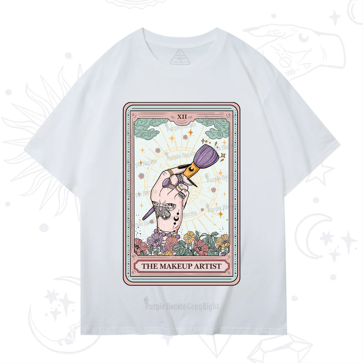 Purplehecate The Makeup Artist Tarot T-Shirt