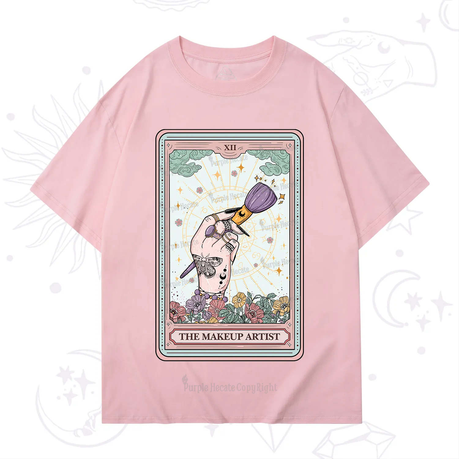 Purplehecate The Makeup Artist Tarot T-Shirt