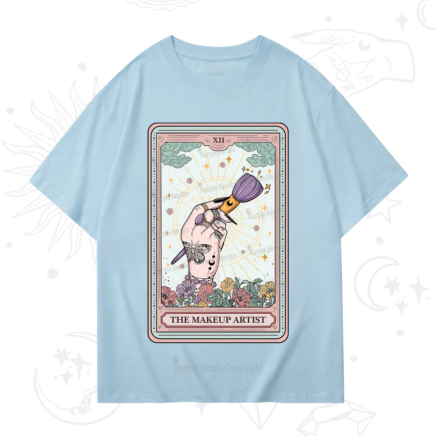 Purplehecate The Makeup Artist Tarot T-Shirt