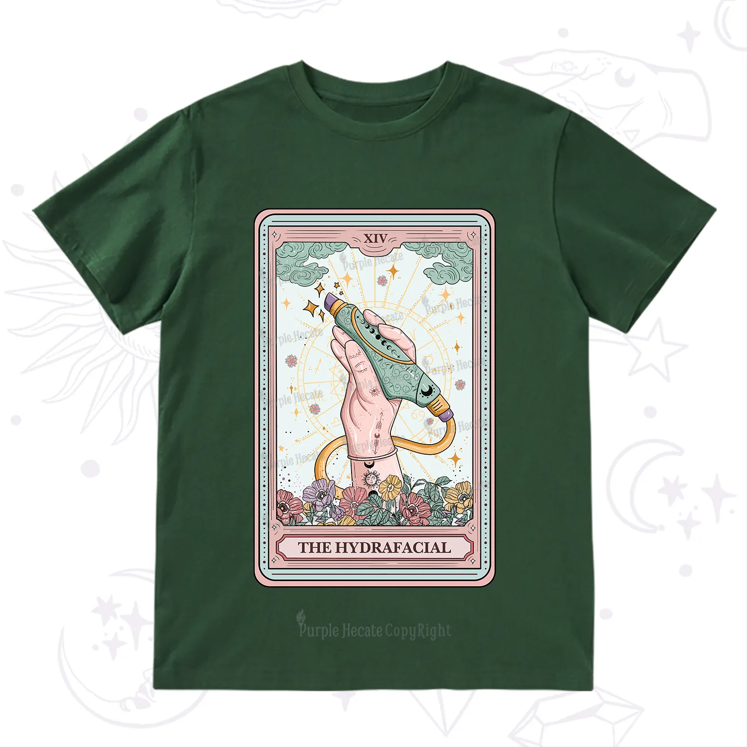 Purplehecate The Hydrafacial Tarot T-Shirt