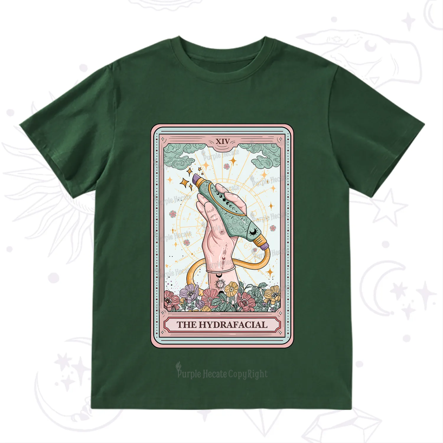 Purplehecate The Hydrafacial Tarot T-Shirt