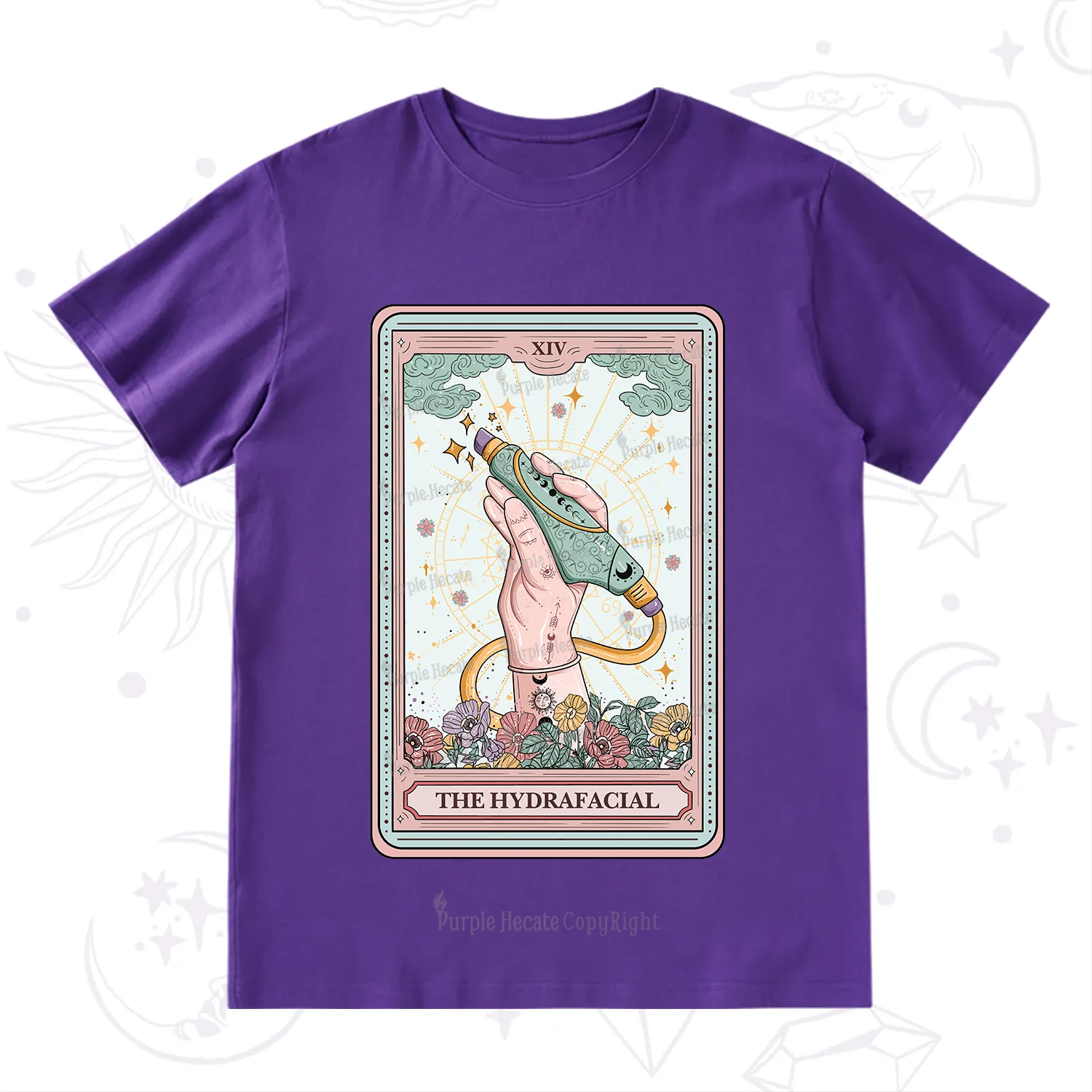 Purplehecate The Hydrafacial Tarot T-Shirt