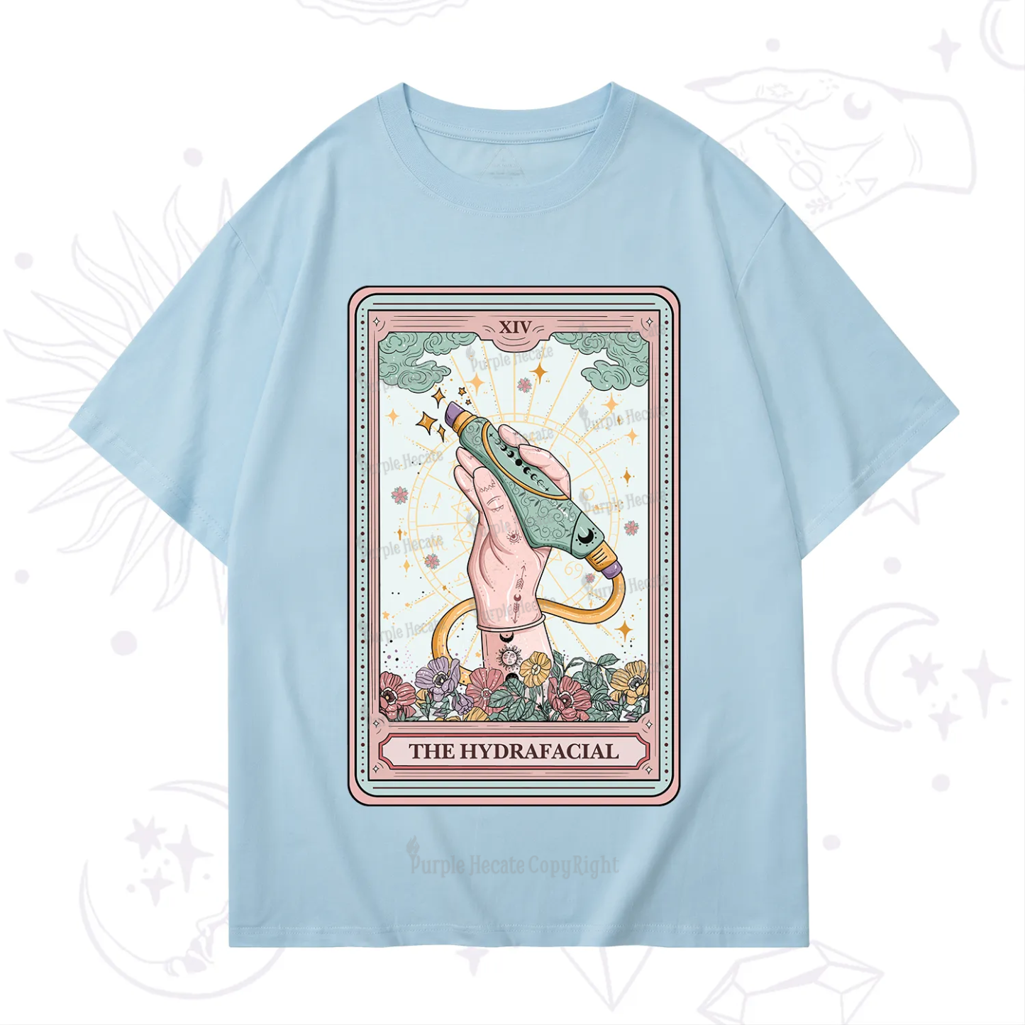 Purplehecate The Hydrafacial Tarot T-Shirt