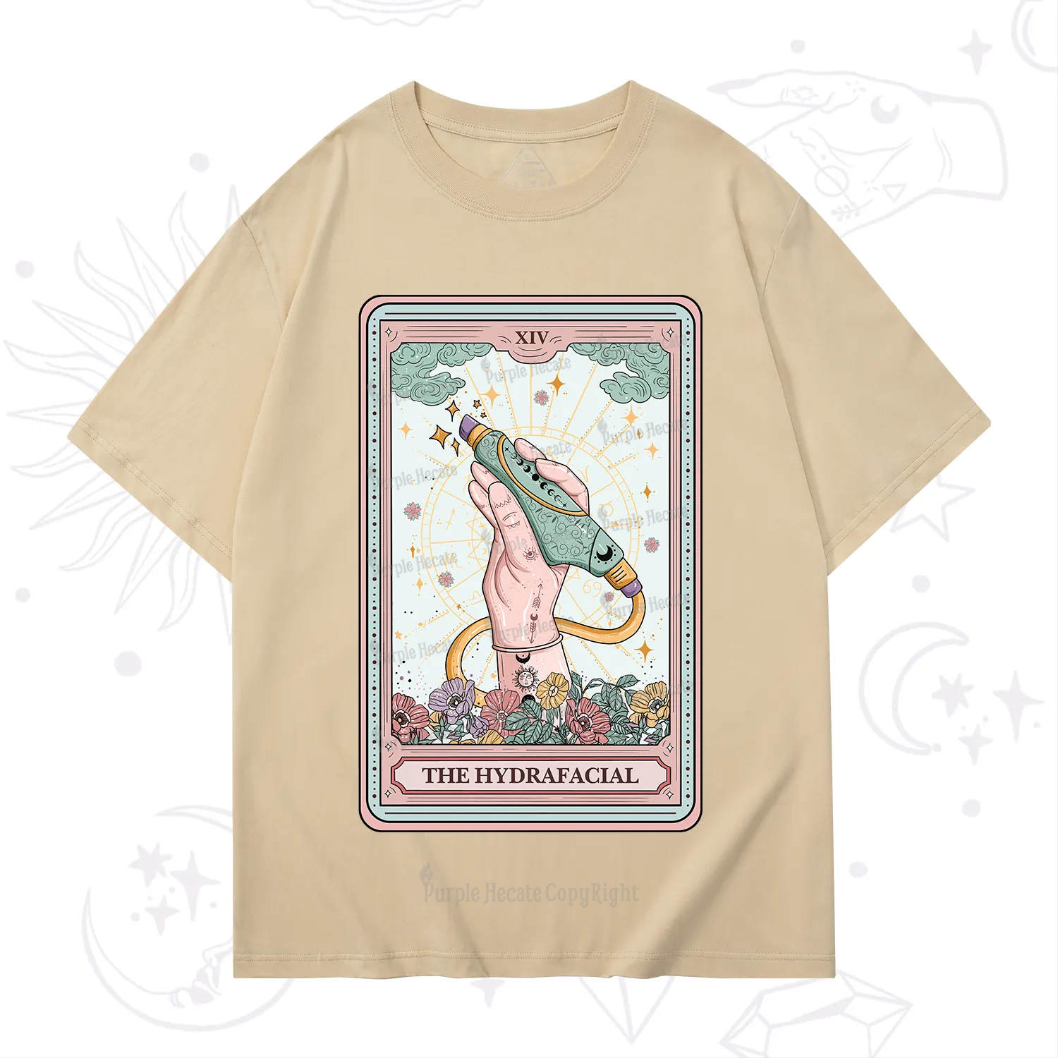 Purplehecate The Hydrafacial Tarot T-Shirt