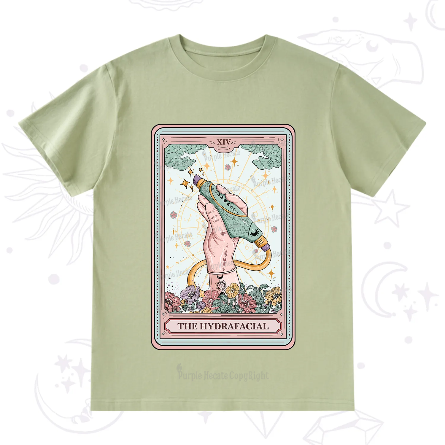 Purplehecate The Hydrafacial Tarot T-Shirt